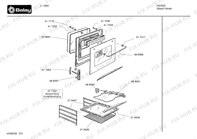 Схема №2 C1850 с изображением Кнопка для плиты (духовки) Bosch 00417250