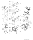 Схема №1 AKZ 453 IX с изображением Обшивка для плиты (духовки) Whirlpool 480122100973