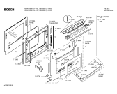 Схема №2 HBN68S0SK с изображением Механический замок для электропечи Bosch 00179550