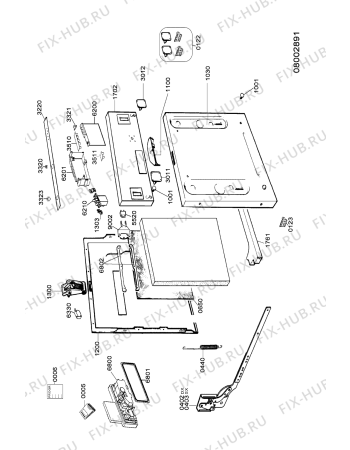 Взрыв-схема посудомоечной машины Ikea DWF 417 W 000 380 22 - Схема узла