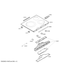 Схема №2 3ET715W с изображением Стеклокерамика для плиты (духовки) Bosch 00476641