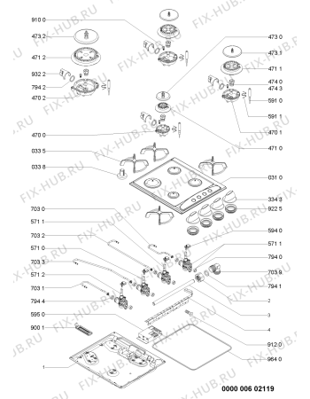 Схема №1 AKM 204/IX/01 с изображением Затычка для духового шкафа Whirlpool 480121101083