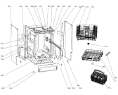 Схема №1 MI61211X (279893, WQP12-9350G) с изображением Обшивка для посудомойки Gorenje 305877