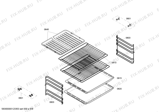 Схема №2 HBN131250A с изображением Кабель для плиты (духовки) Bosch 00421454
