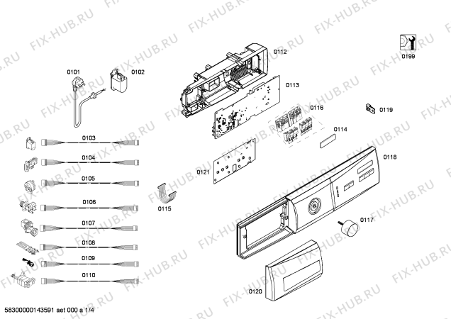 Схема №4 CM1021CTR с изображением Вкладыш в панель для стиральной машины Bosch 00655066