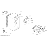 Схема №2 KDL20451 с изображением Крепеж для холодильника Bosch 00419796