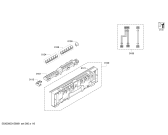 Схема №4 S58M53X0EU с изображением Передняя панель для посудомойки Bosch 00707424