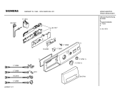 Схема №3 WXL1060FE SIWAMAT XL1060 с изображением Панель управления для стиралки Siemens 00431470