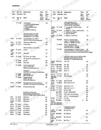 Взрыв-схема аудиотехники Siemens RS1054 - Схема узла 03