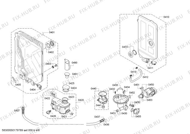 Схема №2 SN45N583EU с изображением Передняя панель для посудомойки Siemens 00790761