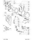 Схема №1 WA SYMPH.1200/WS-N с изображением Ручка (крючок) люка для стиральной машины Whirlpool 481249818138