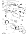 Схема №2 AWO/D 1006 с изображением Блок управления для стиралки Whirlpool 480111104934