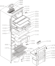 Схема №3 BRF300NF-S (341928, HZFI2827A) с изображением Крышка дверной полки для холодильника Gorenje 342515