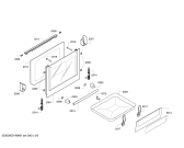 Схема №3 HR74W220T с изображением Фронтальное стекло для плиты (духовки) Siemens 00249380
