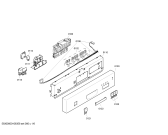 Схема №4 SF23M230EU с изображением Передняя панель для электропосудомоечной машины Siemens 00441088