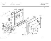 Схема №2 SGI43A05FF с изображением Передняя панель для электропосудомоечной машины Bosch 00367273