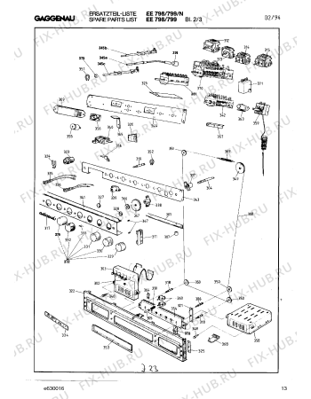 Схема №14 EE798504 с изображением Переключатель для плиты (духовки) Bosch 00157053