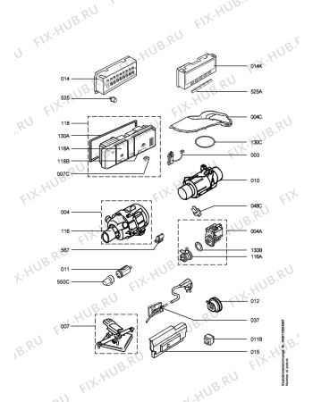 Взрыв-схема посудомоечной машины Aeg PRO96000-W,10569 - Схема узла Electrical equipment 268