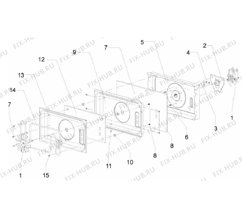 Схема №1 BOC5322AX (349633, BT32CF2) с изображением Запчасть для микроволновой печи Gorenje 175246