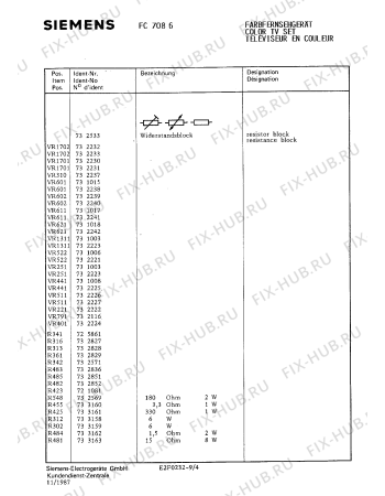 Схема №7 FC7086 с изображением Фильтр для телевизора Siemens 00781771