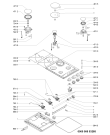 Схема №1 AKM261 IX с изображением Клавиша для духового шкафа Whirlpool 481060118191