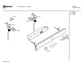 Схема №4 U1721W0GB с изображением Панель управления для духового шкафа Bosch 00360601