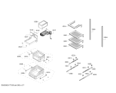 Схема №4 T24ID800LP с изображением Панель для холодильника Bosch 00770662