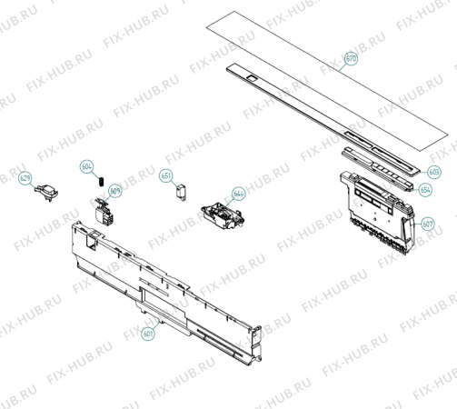 Взрыв-схема посудомоечной машины Pelgrim GVW693RVS-P01 XL NL   -Titan FI Soft (341712, DW70.3) - Схема узла 06