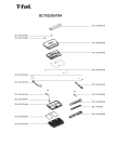 Схема №1 GC702D53/79B с изображением Крышечка для гриля Seb TS-01040920