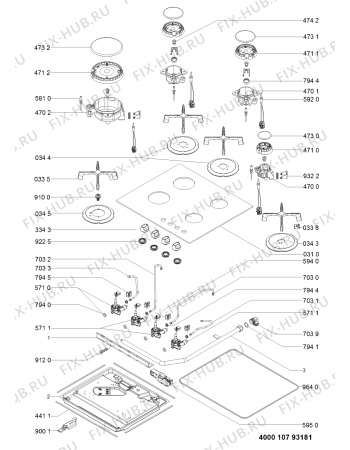 Схема №1 AKT 5000/NB с изображением Железный лист для электропечи Whirlpool 481060292882