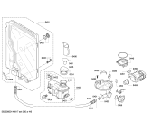 Схема №3 SMS60E02EU с изображением Передняя панель для посудомойки Bosch 00677614