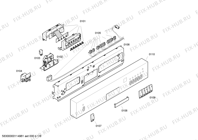 Схема №4 4VS740BP с изображением Кнопка для электропосудомоечной машины Bosch 00603396