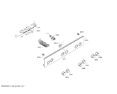 Схема №3 HXA090D50 с изображением Панель управления для электропечи Bosch 11025609