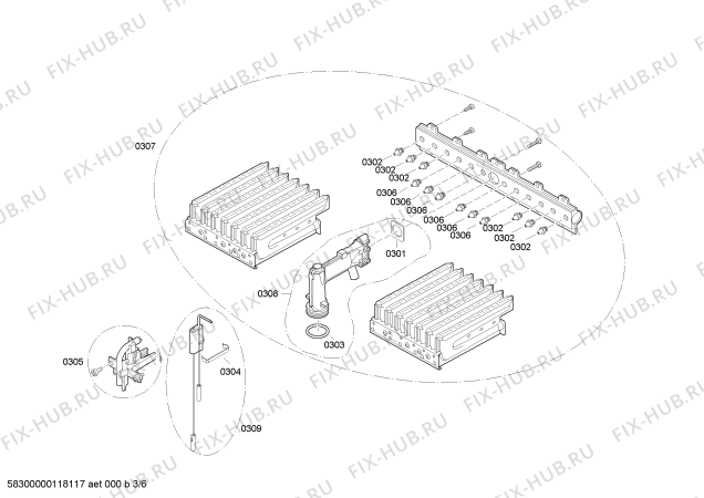Схема №6 RDT1107 с изображением Панель для водонагревателя Bosch 00496200