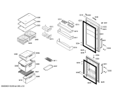 Схема №3 KGH34X63GB с изображением Вкладыш в панель для холодильной камеры Bosch 00670333