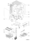 Схема №3 ADG 4550 WH с изображением Панель для электропосудомоечной машины Whirlpool 481290508864