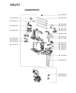 Схема №3 EA8200PN/70C с изображением Крышка для электрокофемашины Krups MS-0A01913