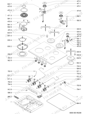 Схема №1 AKT466NB (F091949) с изображением Винтик для плиты (духовки) Indesit C00332111