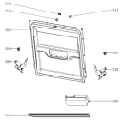 Схема №5 D67D (566778, E5-Gorenje9#-BI) с изображением Дверца для электропосудомоечной машины Gorenje 607547