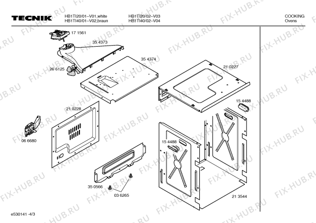 Схема №3 HB1TI40 с изображением Кнопка для духового шкафа Bosch 00173469