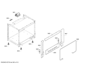 Схема №5 PRL364GDH с изображением Крепежный набор для духового шкафа Bosch 00652995