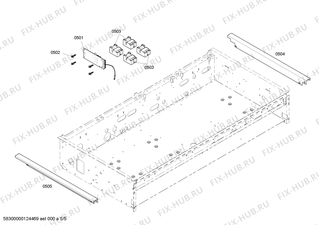 Схема №2 PCG484EW с изображением Кабель для духового шкафа Bosch 00644521