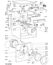 Схема №1 AWM 366 с изображением Обшивка для стиралки Whirlpool 481945328095