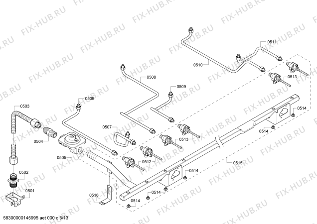 Схема №3 PRD484EEHC с изображением Плата для духового шкафа Bosch 00246117