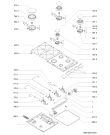 Схема №1 AKM223/WH с изображением Затычка для плиты (духовки) Whirlpool 481244039401