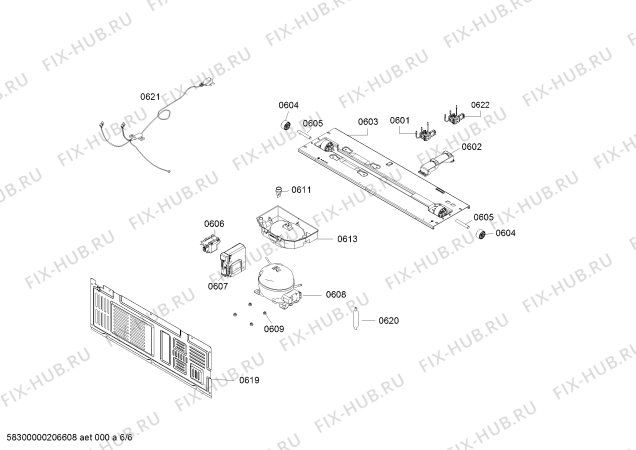 Схема №4 KM46FA90TI с изображением Стеклянная полка для холодильника Siemens 11023694