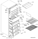 Схема №1 S83600CMM1 с изображением Сосуд для холодильной камеры Electrolux 2426356206