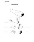 Схема №1 CV8653D0/AS0 с изображением Провод для фена Rowenta CS-00134843