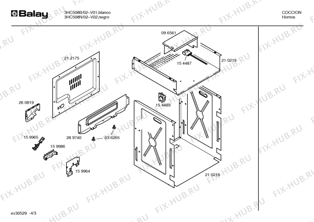 Схема №4 3HC508B с изображением Часовой механизм для духового шкафа Bosch 00154608