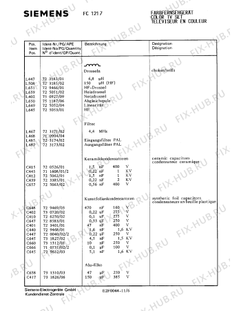 Схема №6 FC1217 с изображением Пульт дистанционного управления для жк-телевизора Siemens 00753808